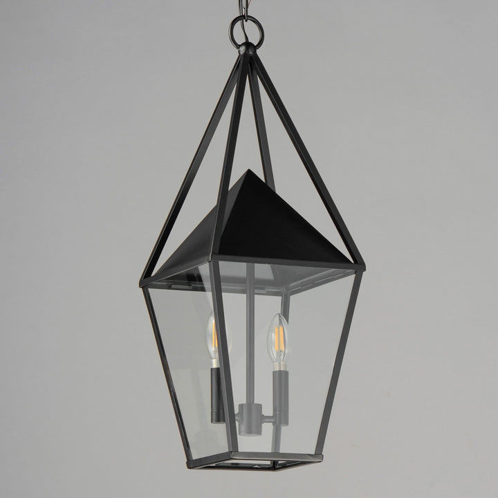 Maxim - 3168CLBK - Two Light Outdoor Pendant - Bavaria - Black