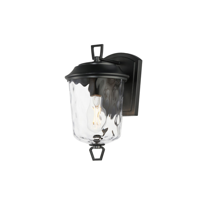 Maxim - 34211WGDBZ - One Light Outdoor Wall Sconce - Prescott - Dark Bronze