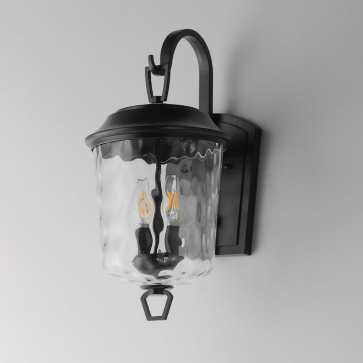 Maxim - 34212WGDBZ - Two Light Outdoor Wall Sconce - Prescott - Dark Bronze