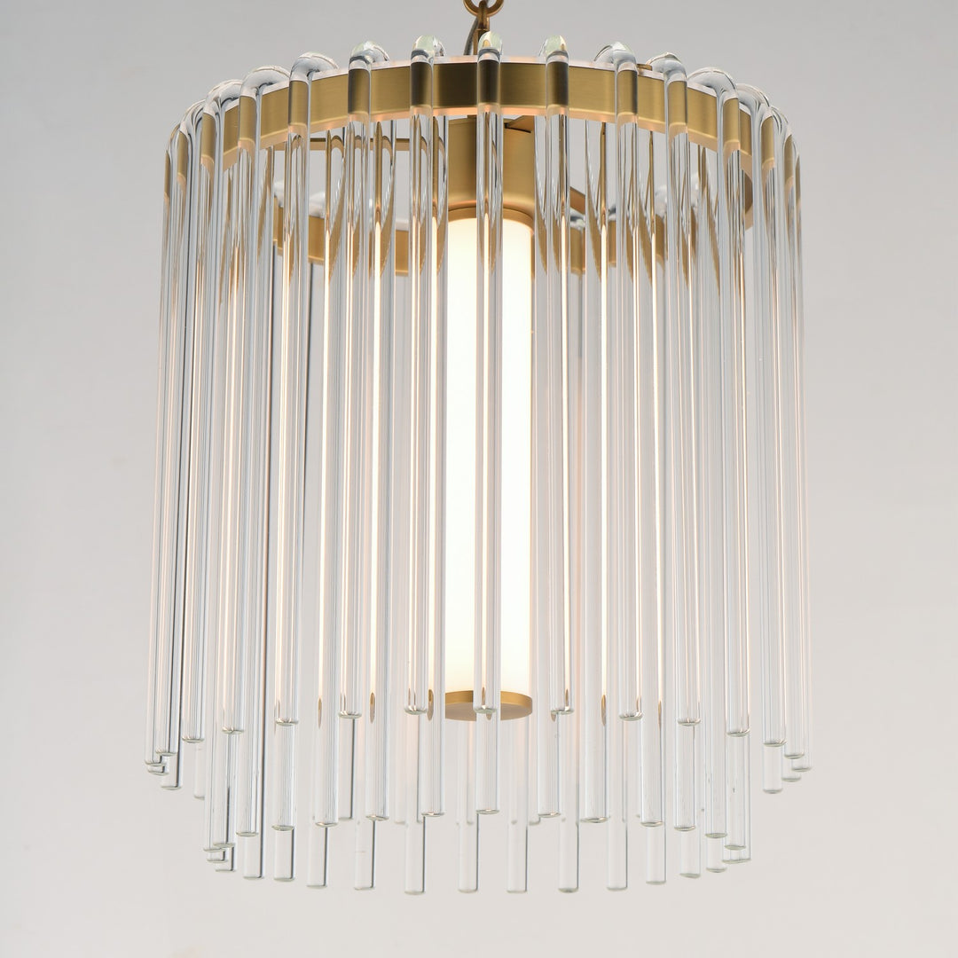 Maxim - 38421CLNAB - LED Pendant - Jolie - Natural Aged Brass