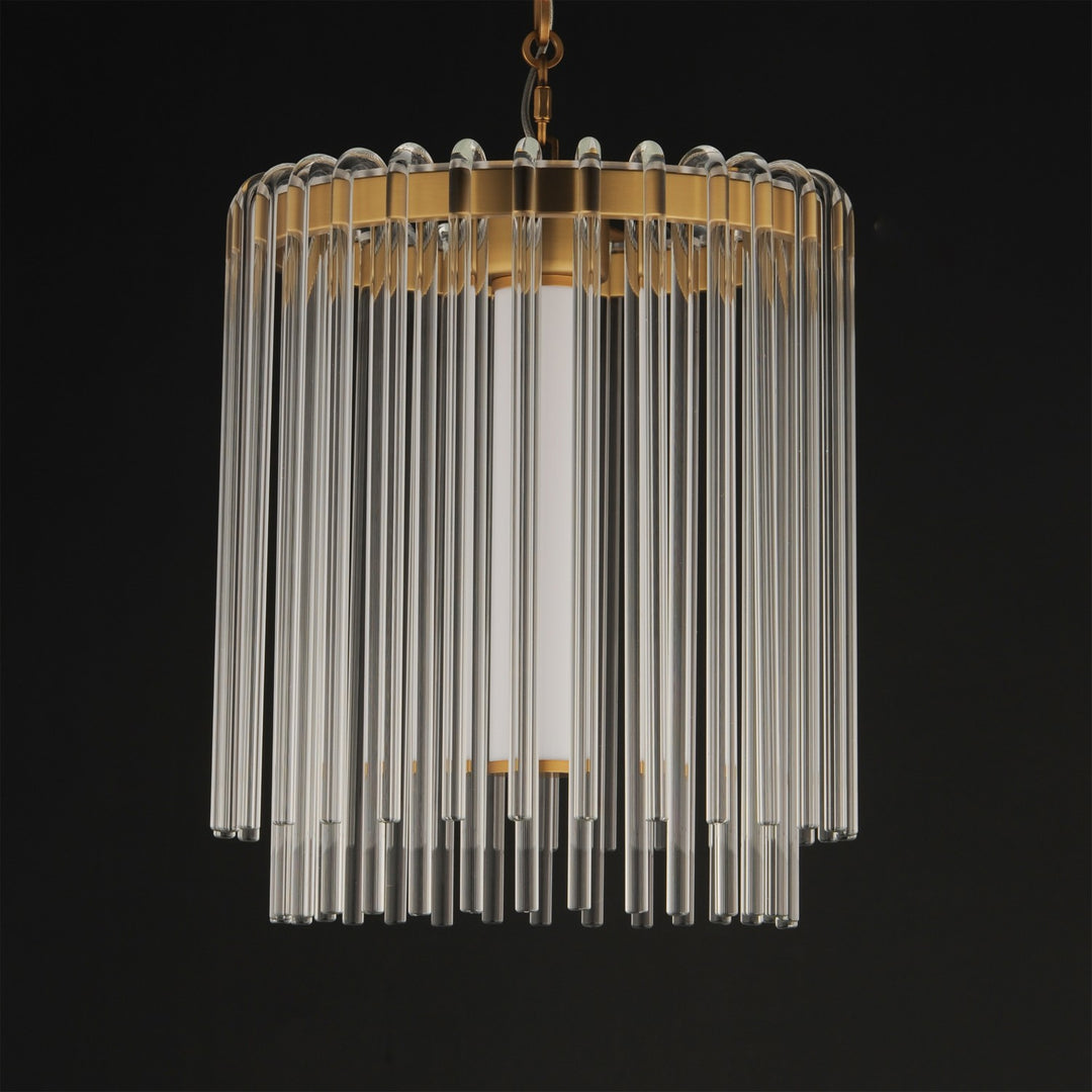 Maxim - 38421CLNAB - LED Pendant - Jolie - Natural Aged Brass