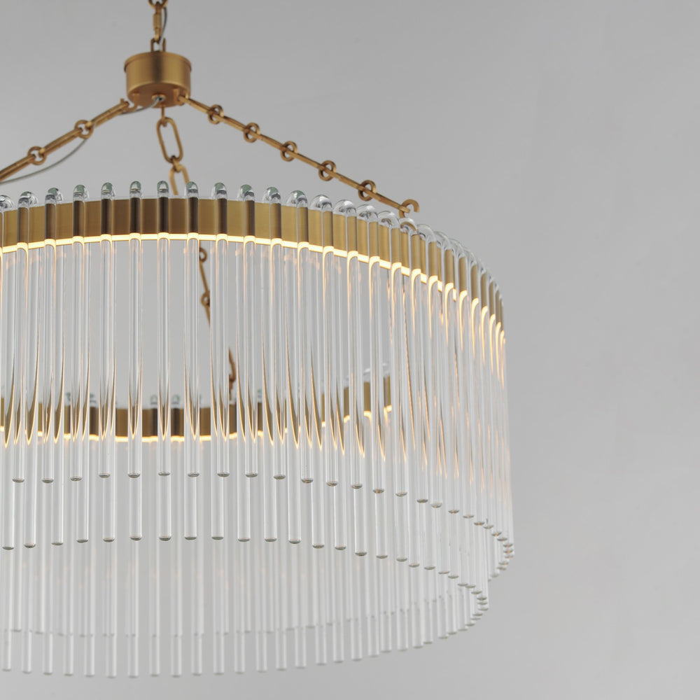 Maxim - 38422CLNAB - LED Pendant - Jolie - Natural Aged Brass