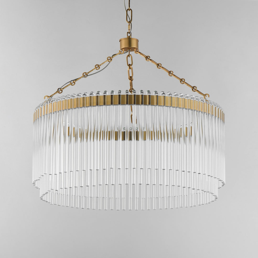 Maxim - 38422CLNAB - LED Pendant - Jolie - Natural Aged Brass