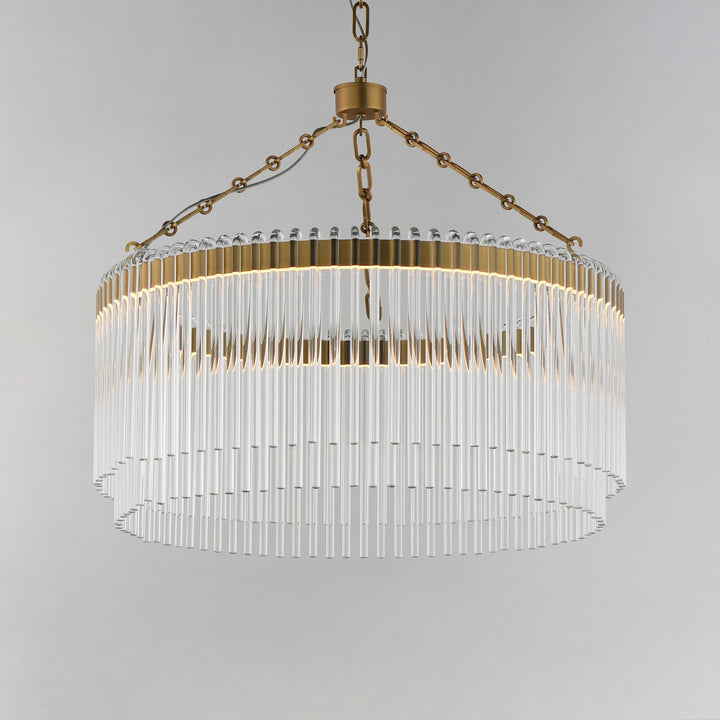 Maxim - 38422CLNAB - LED Pendant - Jolie - Natural Aged Brass