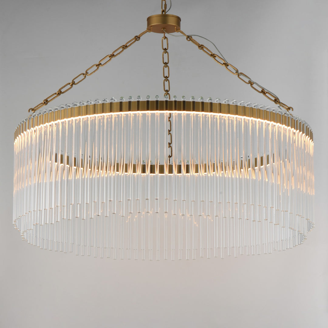 Maxim - 38423CLNAB - LED Pendant - Jolie - Natural Aged Brass