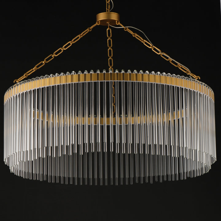 Maxim - 38423CLNAB - LED Pendant - Jolie - Natural Aged Brass