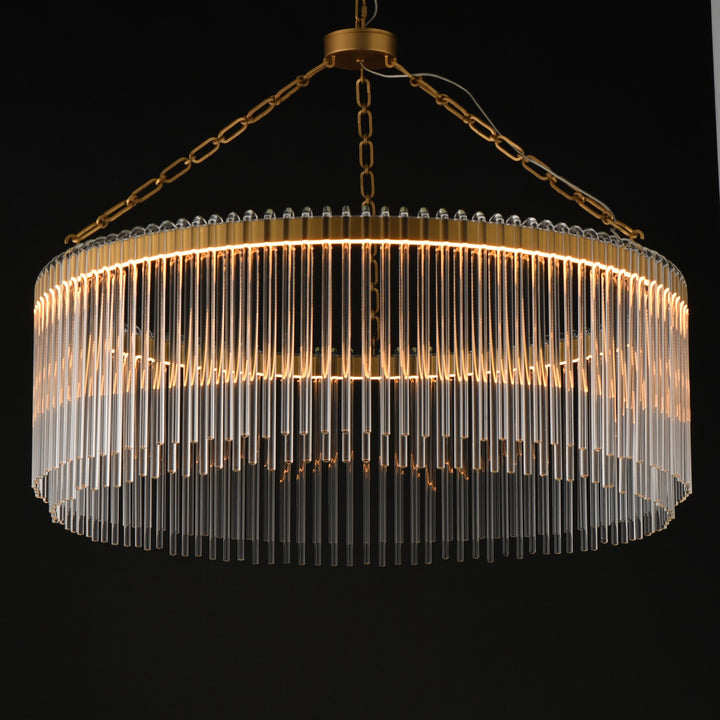 Maxim - 38423CLNAB - LED Pendant - Jolie - Natural Aged Brass