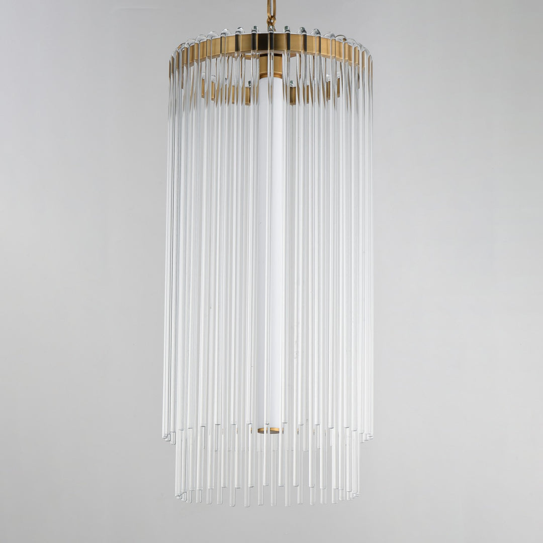 Maxim - 38426CLNAB - LED Foyer Pendant - Jolie - Natural Aged Brass