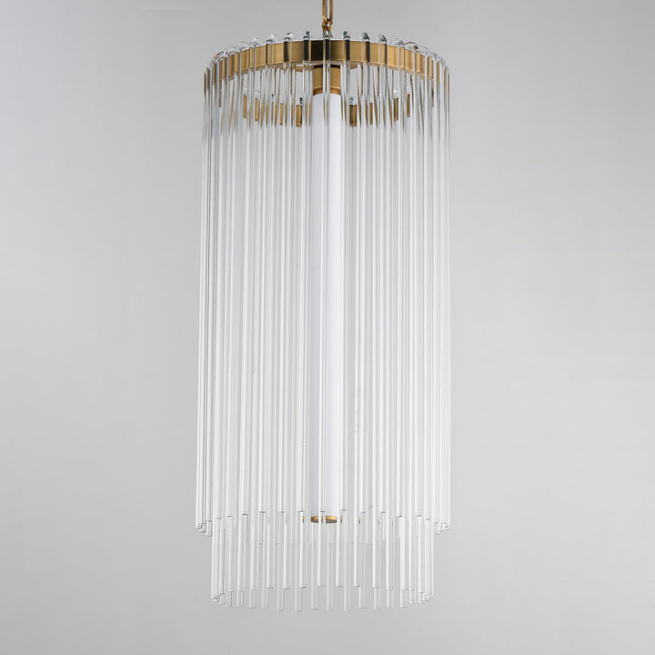 Maxim - 38426CLNAB - LED Foyer Pendant - Jolie - Natural Aged Brass