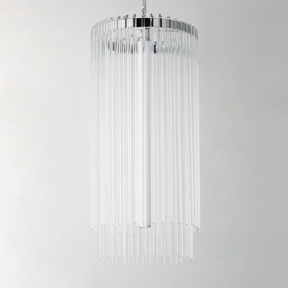 Maxim - 38426CLPN - LED Foyer Pendant - Jolie - Polished Nickel