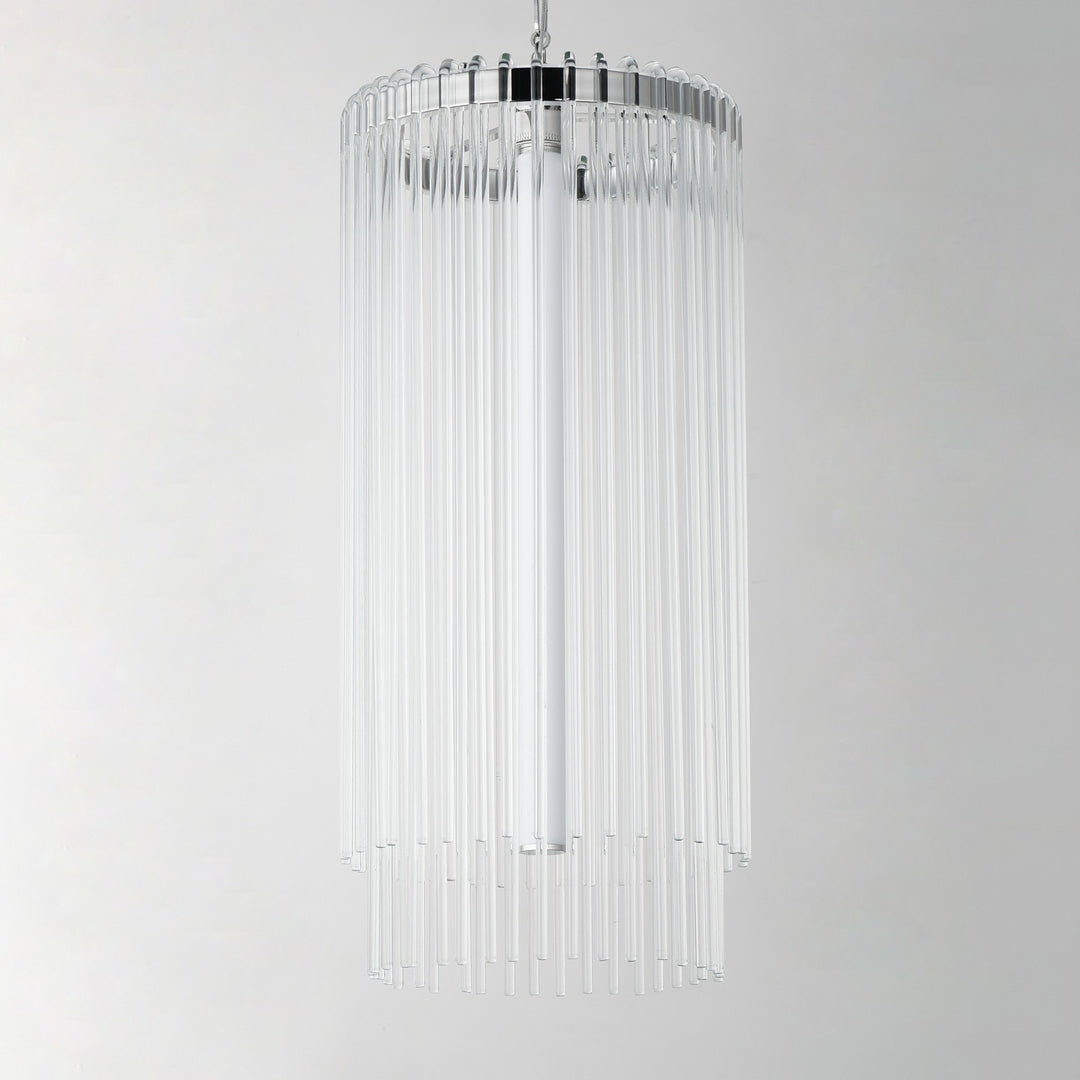 Maxim - 38426CLPN - LED Foyer Pendant - Jolie - Polished Nickel