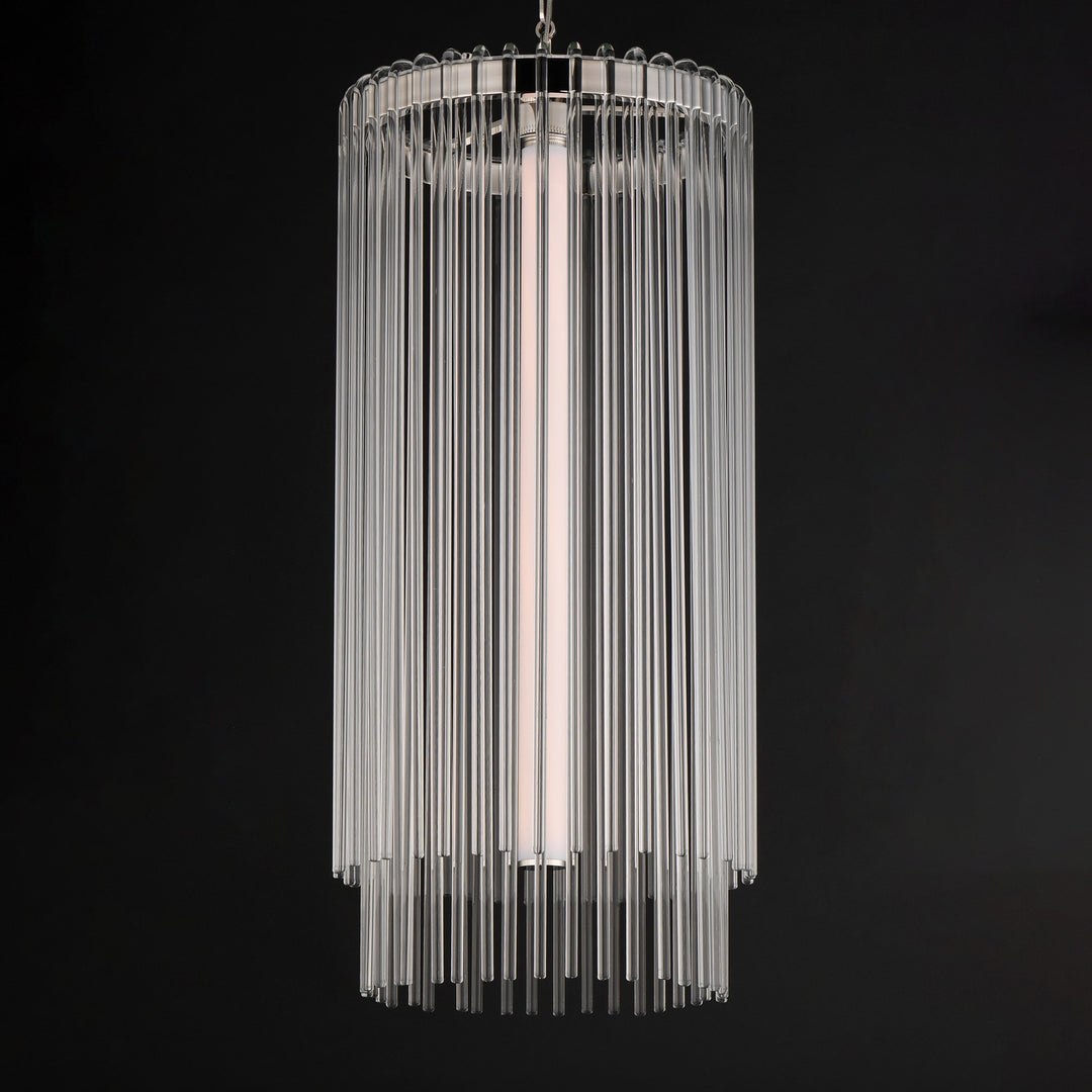 Maxim - 38426CLPN - LED Foyer Pendant - Jolie - Polished Nickel