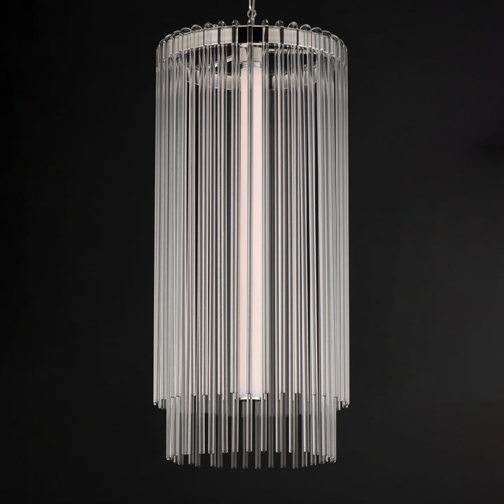 Maxim - 38426CLPN - LED Foyer Pendant - Jolie - Polished Nickel