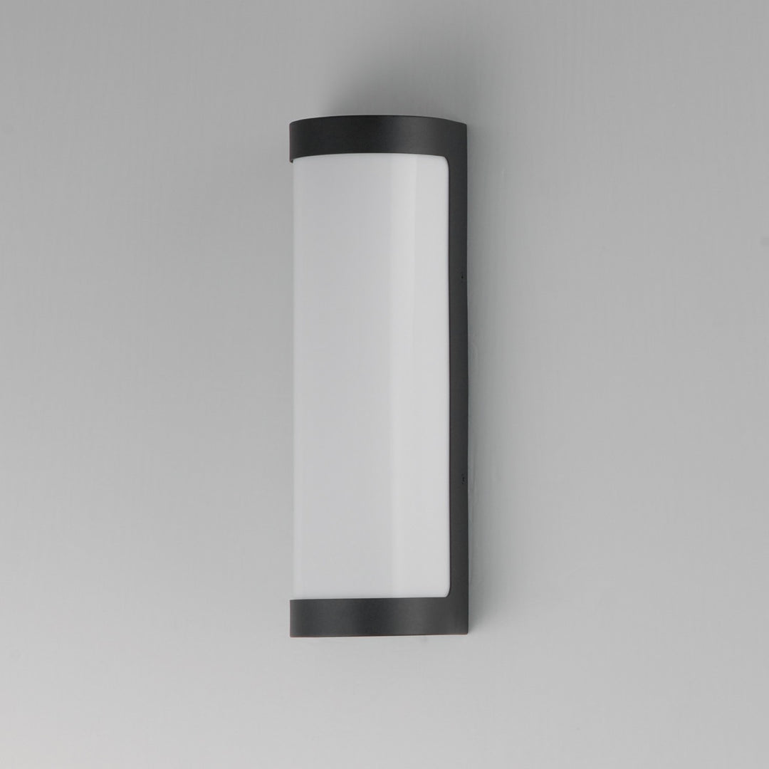 Maxim - 55512WTBK - LED Outdoor Wall Sconce - Halfpipe - Black