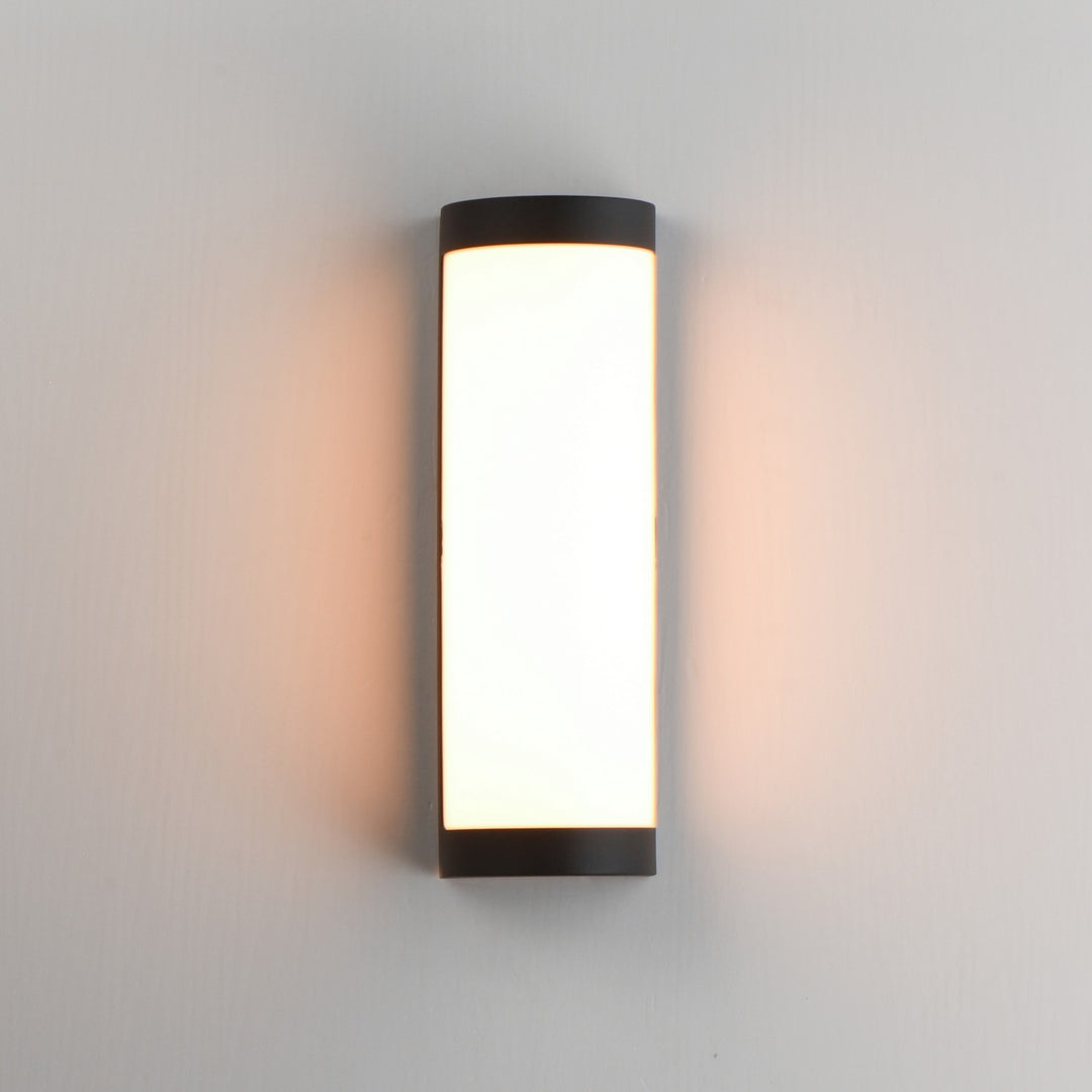 Maxim - 55512WTBK - LED Outdoor Wall Sconce - Halfpipe - Black