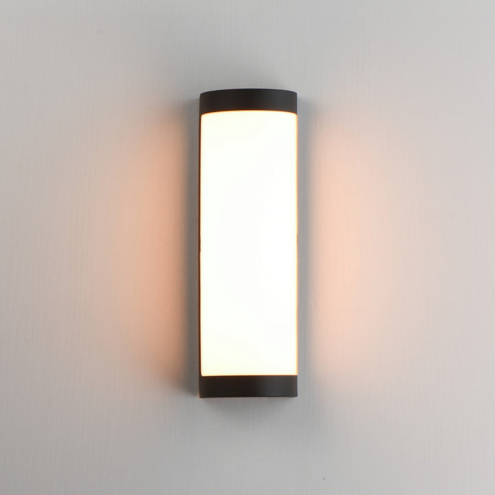 Maxim - 55512WTBK - LED Outdoor Wall Sconce - Halfpipe - Black