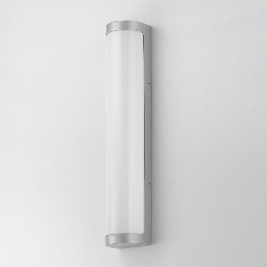 Maxim - 55514WTAL - LED Outdoor Wall Sconce - Halfpipe - Brushed Aluminum