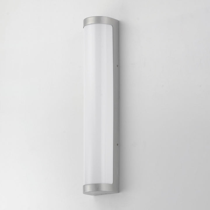 Maxim - 55514WTAL - LED Outdoor Wall Sconce - Halfpipe - Brushed Aluminum