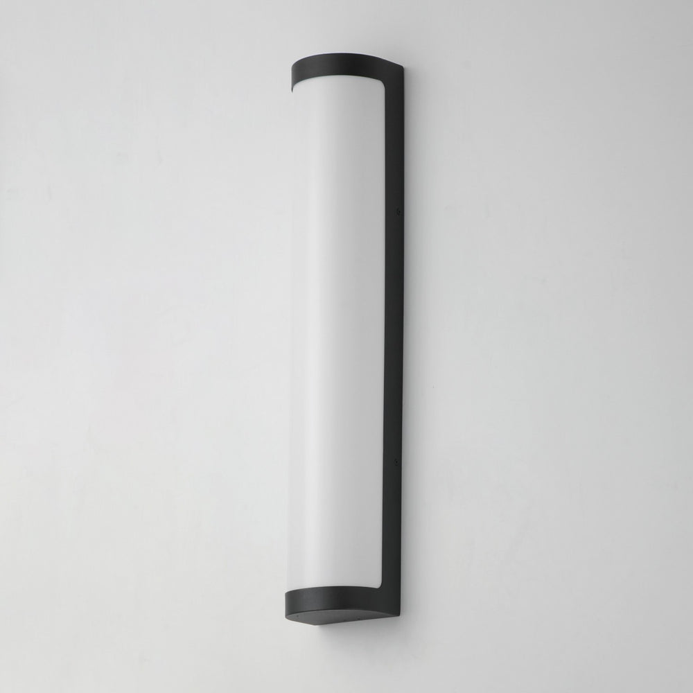 Maxim - 55514WTBK - LED Outdoor Wall Sconce - Halfpipe - Black