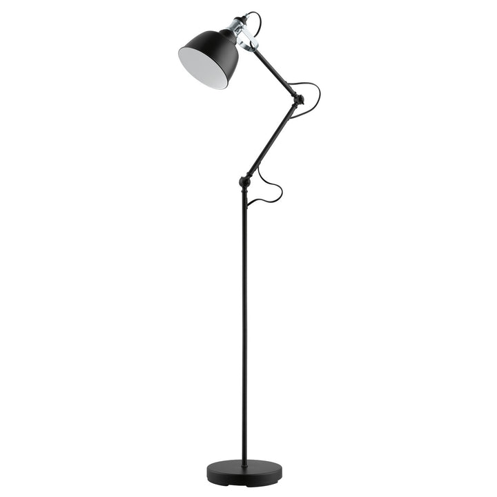 Eglo Canada - 203517A - One Light Floor Lamp - Thornford - Matte Black & Chrome
