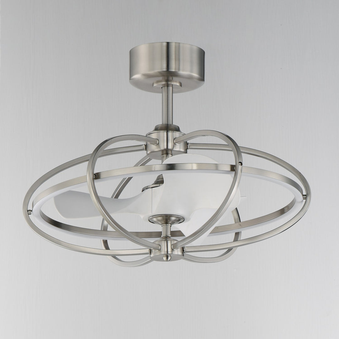 Maxim - 61001SN - LED Fandelight - Corona Fan - Satin Nickel