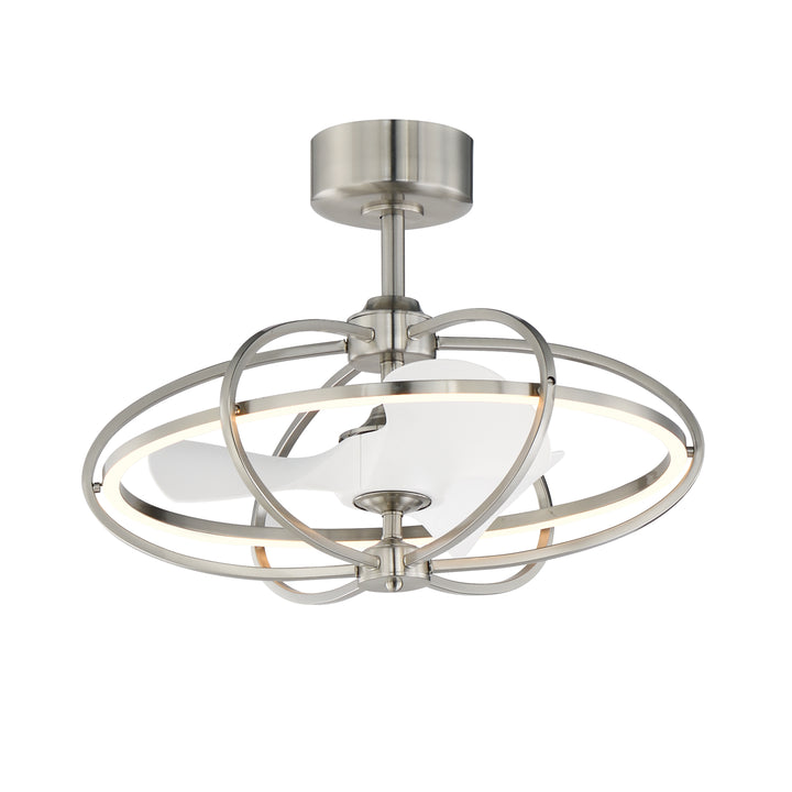 Maxim - 61001SN - LED Fandelight - Corona Fan - Satin Nickel