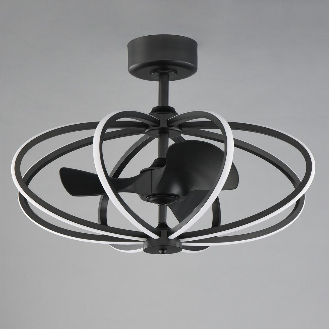 Maxim - 61005BK - LED Fandelight - Solstice - Black