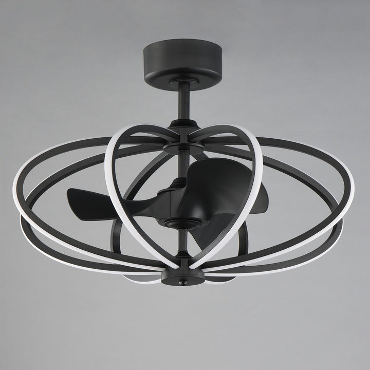 Maxim - 61005BK - LED Fandelight - Solstice - Black