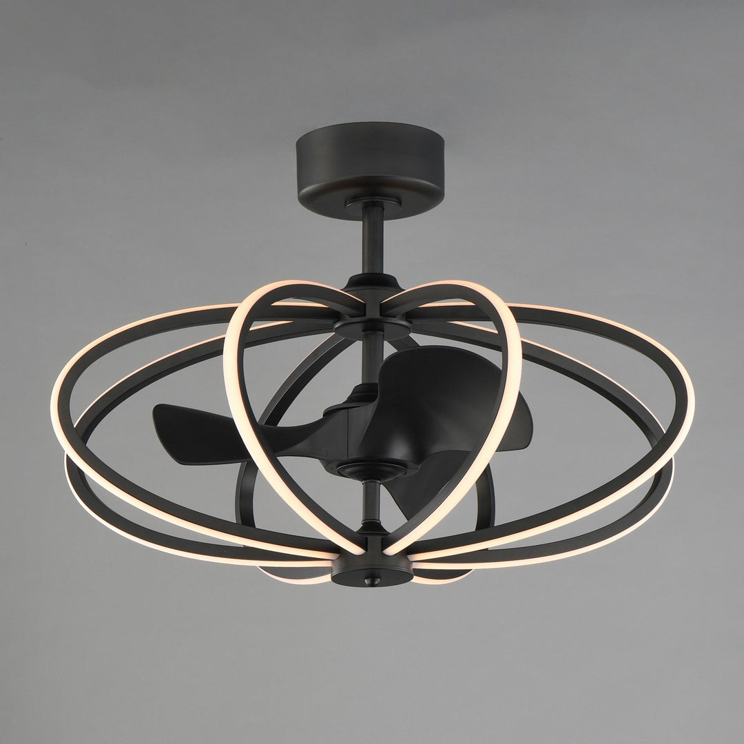 Maxim - 61005BK - LED Fandelight - Solstice - Black