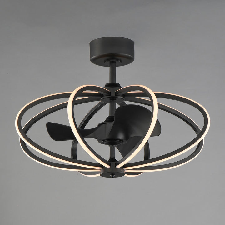 Maxim - 61005BK - LED Fandelight - Solstice - Black