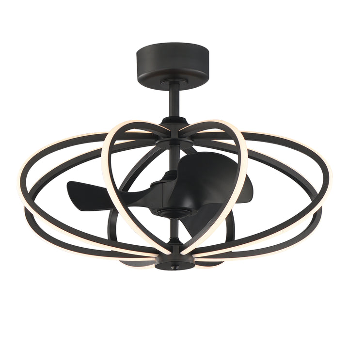 Maxim - 61005BK - LED Fandelight - Solstice - Black