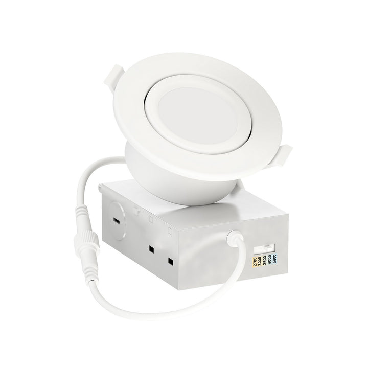 Maxim - 67755WTWT - LED Recessed - Slim Gimbal - White