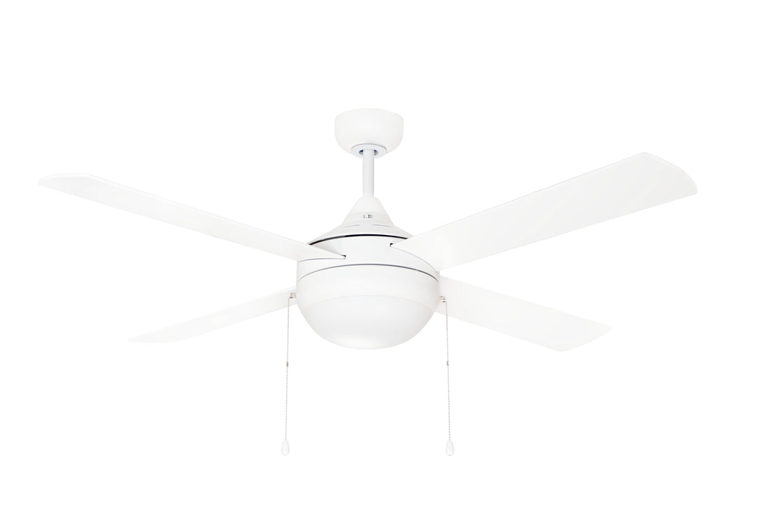 Maxim - 88794MW - 52"Ceiling Fan - Quattro - Matte White