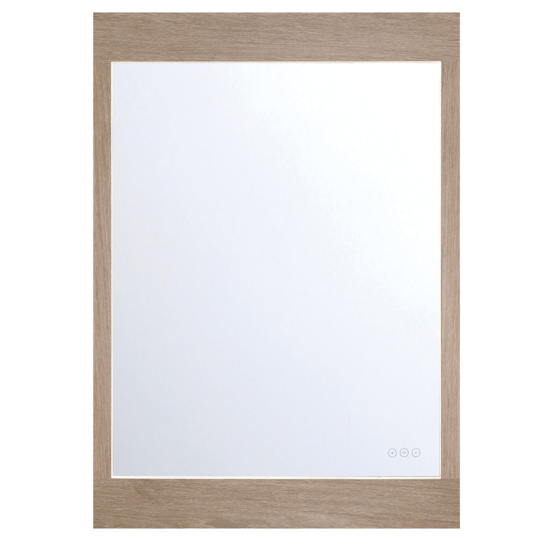 Mogano LED Mirror in Wood - available from The Lighting Shoppe, trusted by Canadian homeowners