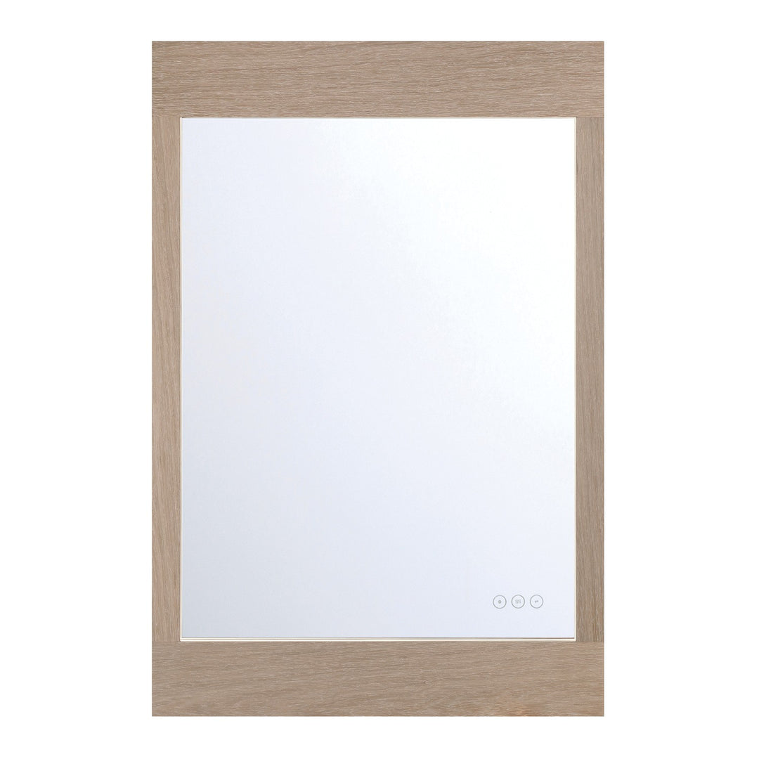 Mogano LED Mirror in Wood - available from The Lighting Shoppe, trusted by Canadian homeowners