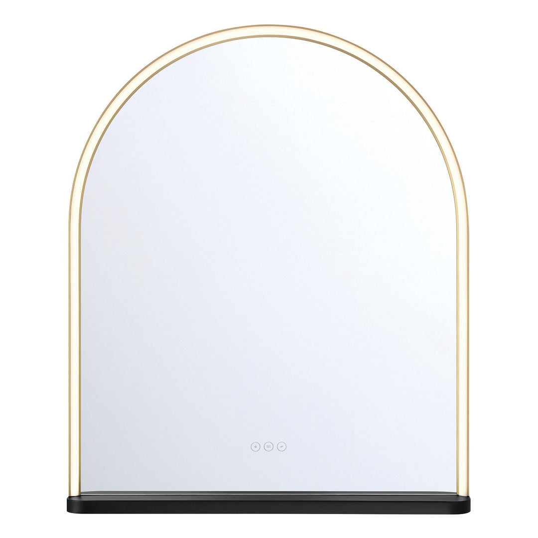 Serin LED Mirror in Gold-Black - available from The Lighting Shoppe, trusted by Canadian homeowners