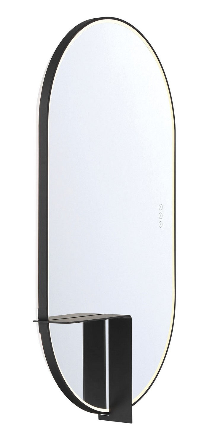 LED Mirror in Black - available from The Lighting Shoppe, trusted by Canadian homeowners