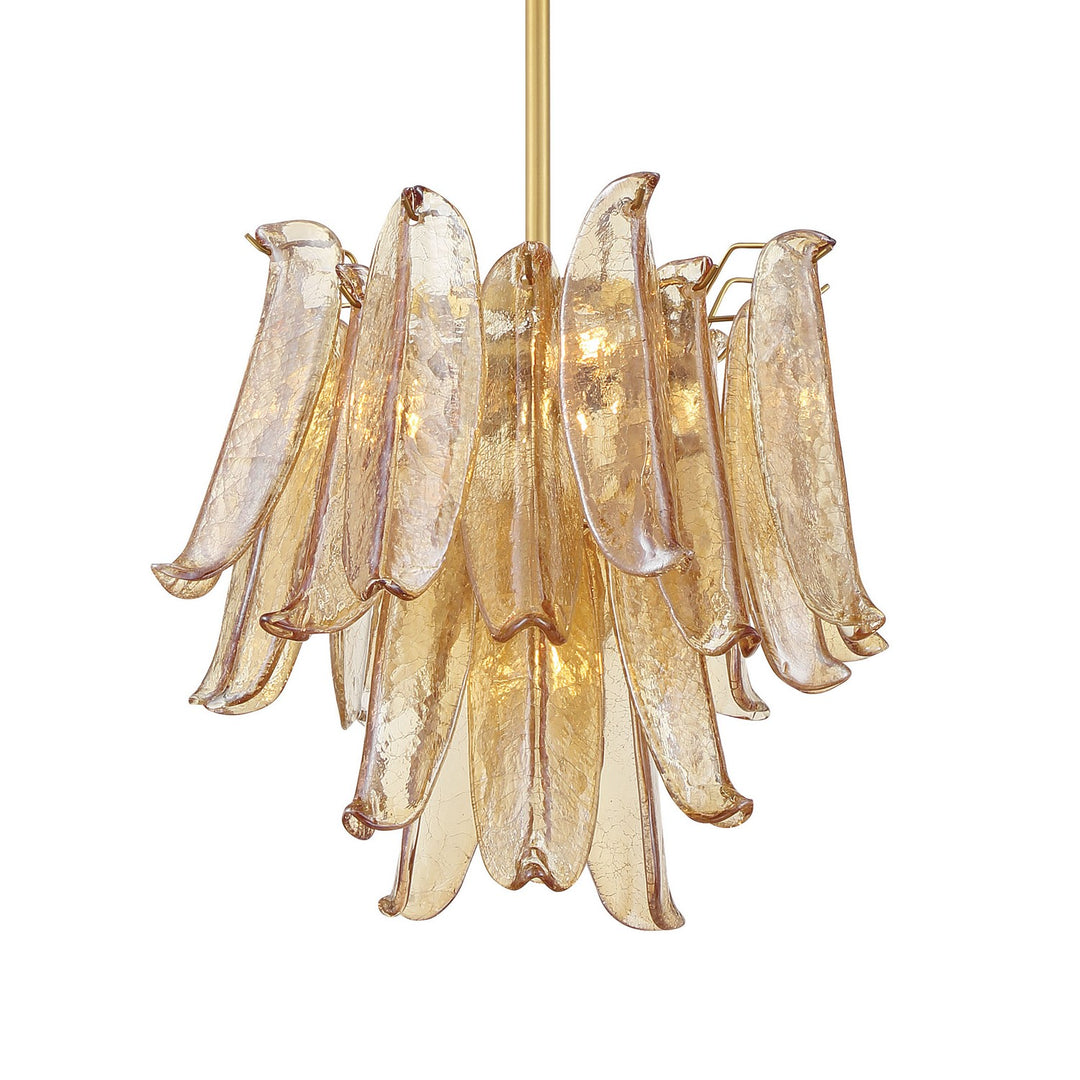 Regent Four Light Chandelier in Legacy Brass - available from The Lighting Shoppe, trusted by Canadian homeowners