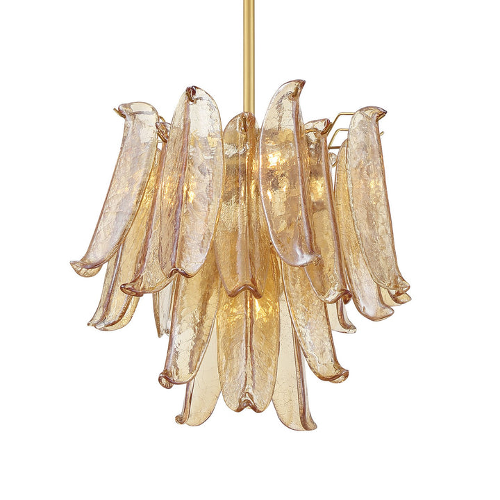 Regent Four Light Chandelier in Legacy Brass - available from The Lighting Shoppe, trusted by Canadian homeowners