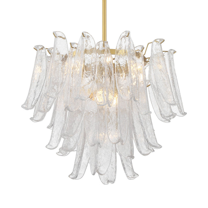 Regent Nine Light Chandelier in Legacy Brass - available from The Lighting Shoppe, trusted by Canadian homeowners