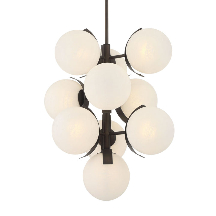 Vino Ten Light Pendant in Dark Bronze - available from The Lighting Shoppe, trusted by Canadian homeowners