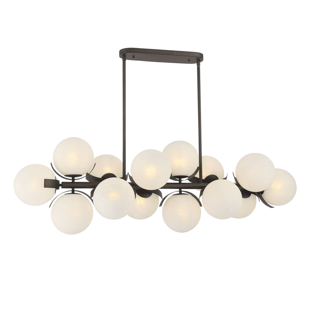 Vino 14 Light Island Pendant in Dark Bronze - available from The Lighting Shoppe, trusted by Canadian homeowners