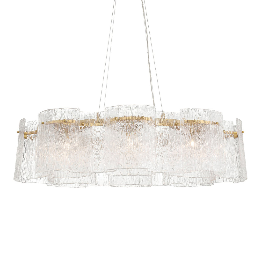 Brookstreet Eight Light Pendant in Legacy Brass - available from The Lighting Shoppe, trusted by Canadian homeowners