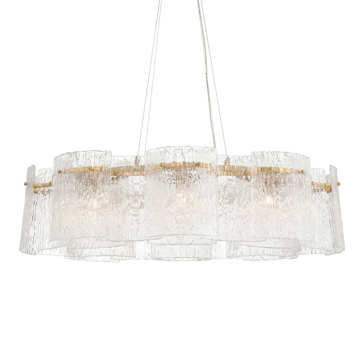 Brookstreet Eight Light Pendant in Legacy Brass - available from The Lighting Shoppe, trusted by Canadian homeowners