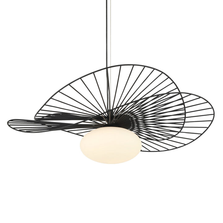 Minka-Lavery - 141-899 - One Light Pendant - Langley - Dark Matte Black