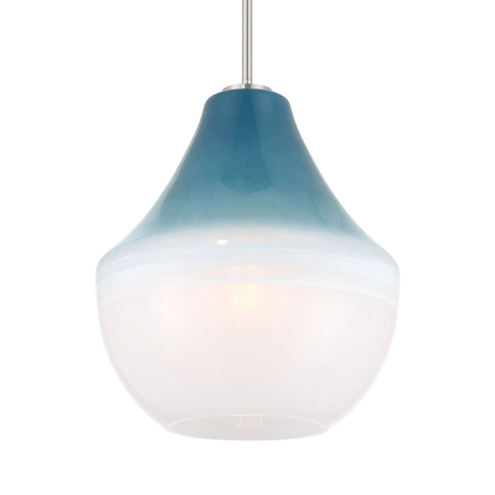 Pacific One Light Pendant in Brushed Nickel - available from The Lighting Shoppe, trusted by Canadian homeowners