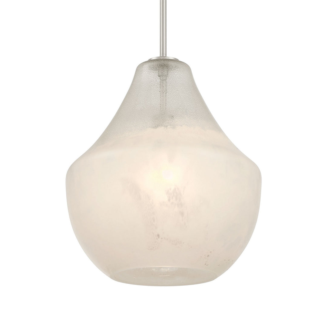 Pacific One Light Pendant in Brushed Nickel - available from The Lighting Shoppe, trusted by Canadian homeowners