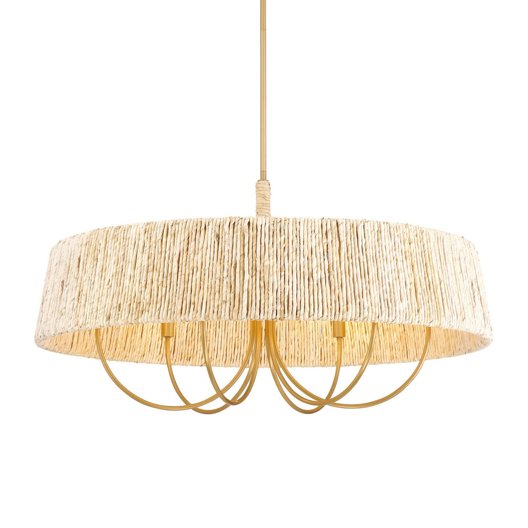 Hellia Six Light Pendant in Legacy Brass - available from The Lighting Shoppe, trusted by Canadian homeowners