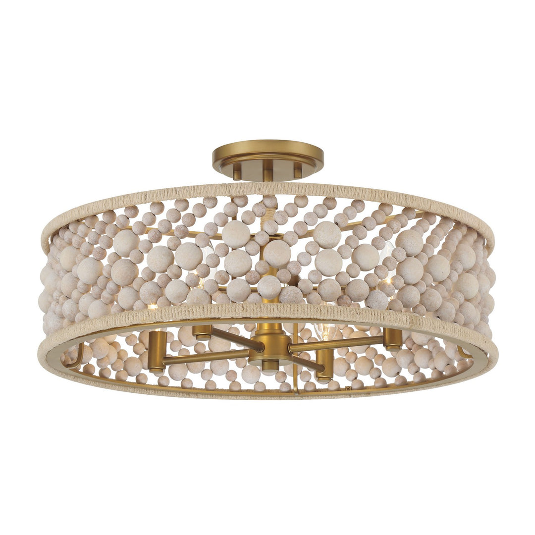 Minka-Lavery - 3645-870 - Four Light Semi Flush Mount - Horsmore - Painted Legacy Brass