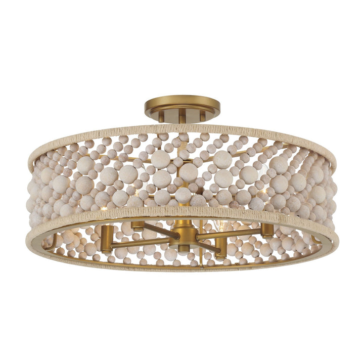 Minka-Lavery - 3645-870 - Four Light Semi Flush Mount - Horsmore - Painted Legacy Brass